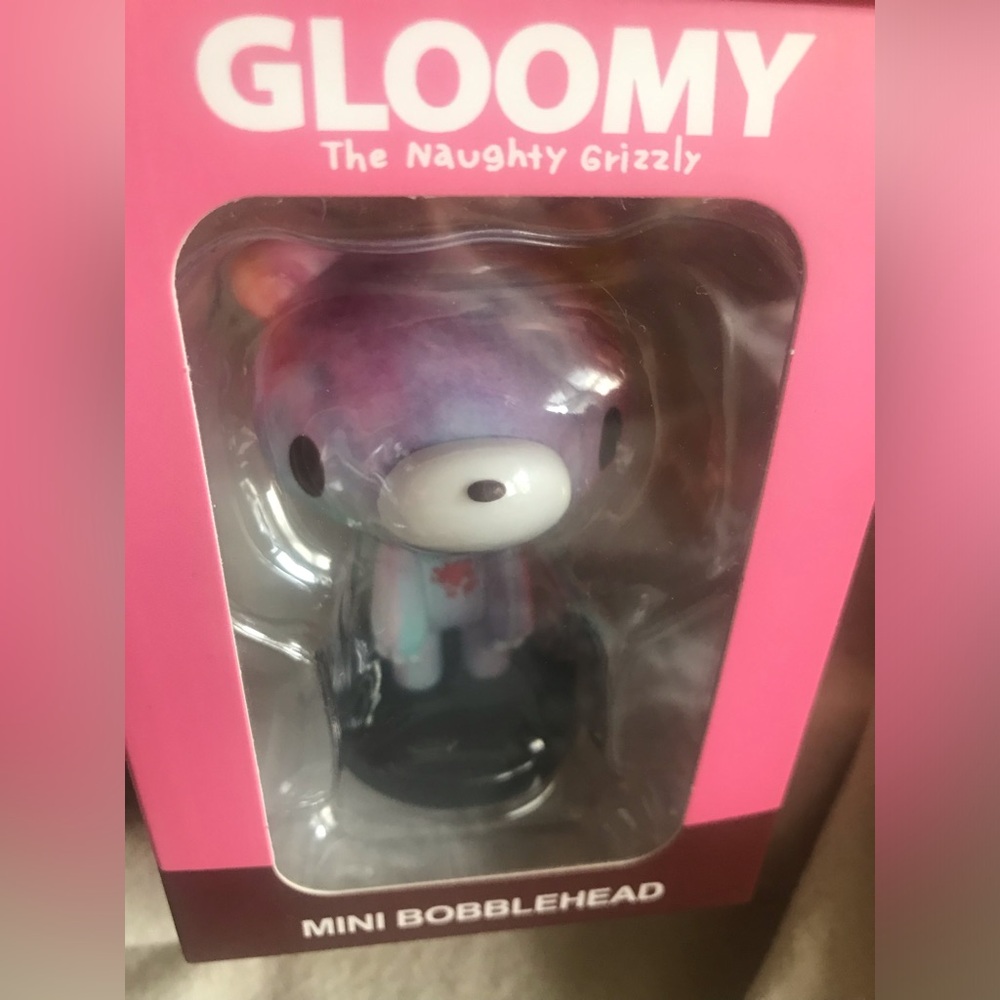 NIB ~ Gloomy Bear Mini Bobblehead